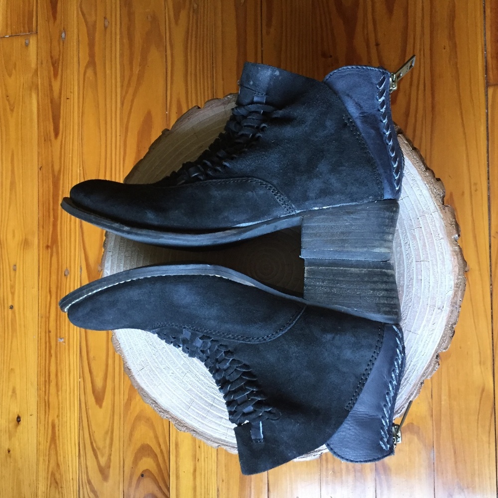 Rebels Cori Woven Suede & Leather Bootie - Picture 3 of 7